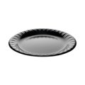 Pactiv Laminated Foam Dinnerware, Plate, 9 Diameter, Black, PK500 YTKB00090000